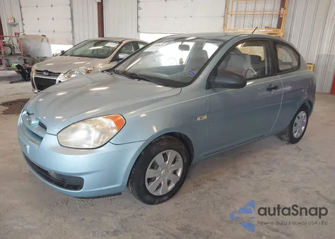 2007 Hyundai Accent Gs from USA, damaged, VIN KMHCM36C47U006368